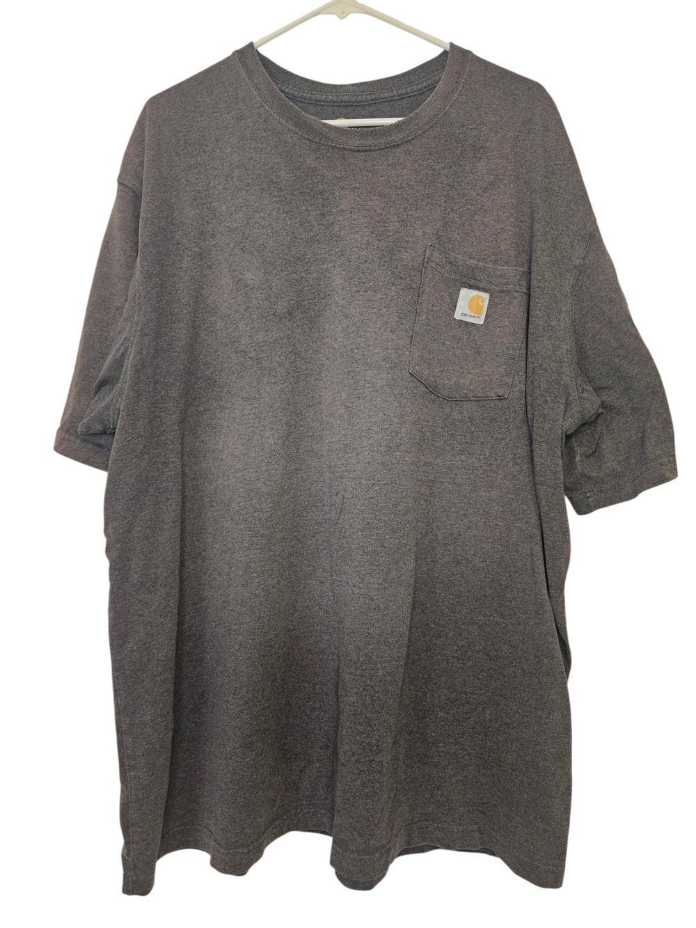 Carhartt Men's 2XL Gray Original Fit Short Sleeve Pocket T-Shirt Workwear